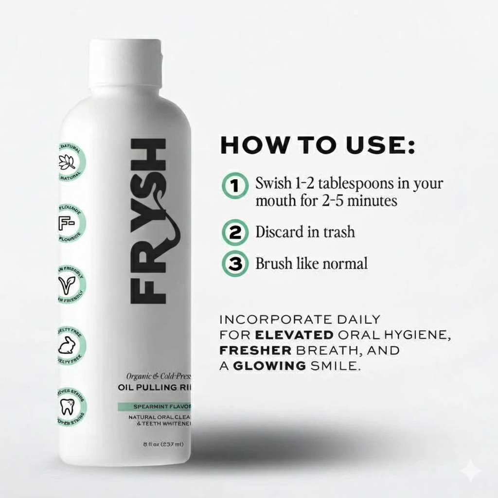 100% Cold-Pressed Spearmint Oil Rinse