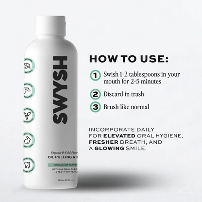 100% Organic Spearmint Oil Pulling Rinse