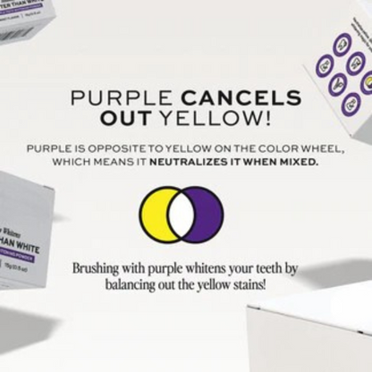 FRYSH Purple Teeth Whitening Powder